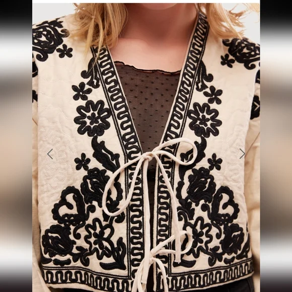 FREE PEOPLE BALI MABEL JACKET- SIZE LARGE - Picture 5 of 7